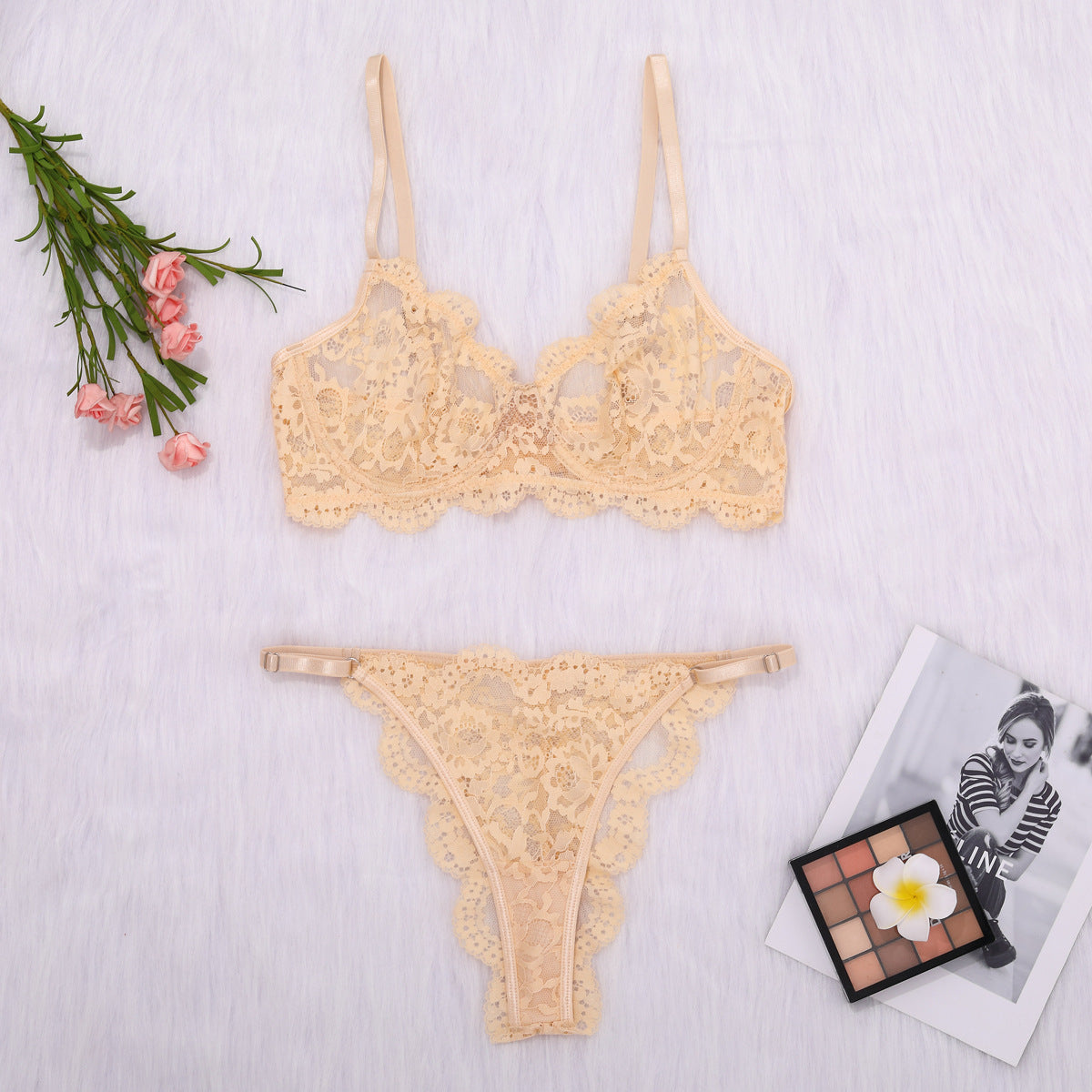 "Peek-A-Boo" Two Piece Set