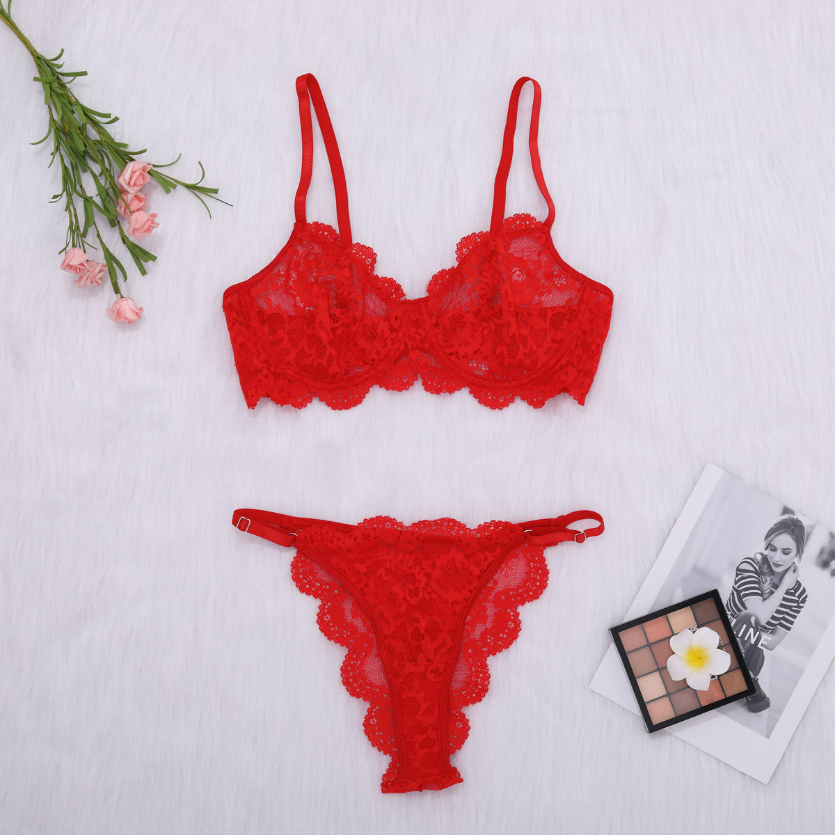 "Peek-A-Boo" Two Piece Set